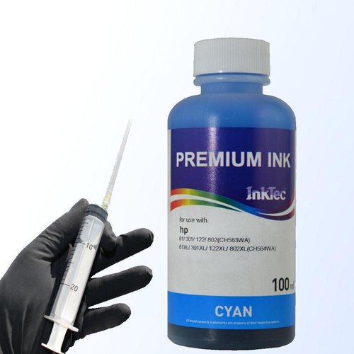 100 ml InkTec Tinte für HP Patronen 301 301XL color cyan
