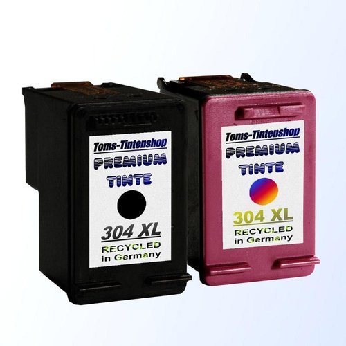2 Druckerpatronen für 304XL black und color für HP Drucker
