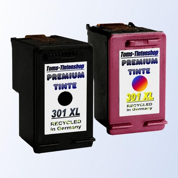 Druckerpatronen 301 XL black und 301XL Color für HP Drucker
