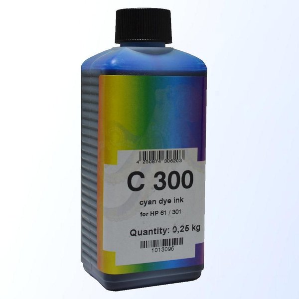 OCP Tinte C 300 für HP Patrone 301 Color Cyan